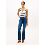 Tommy Hilfiger Kazak Bej - Lacivert, L, 5003344077, Bej - Lacivert, Kadın