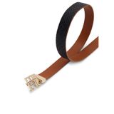 Tommy Hilfiger Kemer TH Logo 3.0, 85 CM, 5003344235, Kahve, kadın