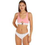 Tommy Hilfiger Keyhole Bralette (Ext Sizes) Kadın Bralet, Pembe, S