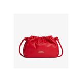 Tommy Hilfiger Kırmızı Deri Omuz Çantası, Standart, AW0AW18375, KIRMIZI, Kadın