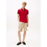 Tommy Hilfiger Kırmızı Erkek Polo T-Shirt MW0MW39348XLD_INTERLOCK Flagcuff Sl