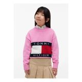 Tommy Hilfiger Kız Çocuk Desenli Kazak, 5003403104
