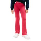 Tommy Hilfiger Kız Çocuk Foil Flare Tayt, 16 YAŞ, KG0KG08980, Vintage Cerise/Ancient White, kız-çocuk