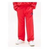 Tommy Hilfiger Kız Çocuk Nakışlı Sweatpant, 8 Yaş, 5003345724, Kırmızı, Kız çocuk
