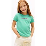Tommy Hilfiger Kız Çocuk Tişört KG0KG09123 - Yeşil - 12 Yaş