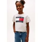 Tommy Hilfiger Kız Çocuk Tişört KG0KG09289 - Gri - 14 Yaş