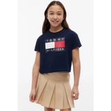 Tommy Hilfiger Kız Çocuk Tişört KG0KG09289 - Lacivert - 8 Yaş