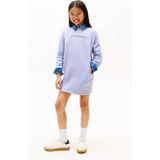 Tommy Hilfiger Kız Çocuk Tommy Puff Flower Sweatshirt Elbise - Lila - 16 Yaş