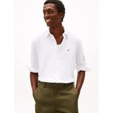 Tommy Hilfiger Knıt Pıque Featherweıght Shırt Erkek Gömlek MW0MW41690YBR - Beyaz - XL