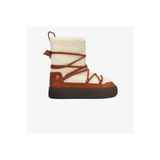 Tommy Hilfiger Lace-up Faux Shearling Kadın Kahverengi Kar Botu