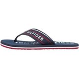 Tommy Hilfiger Lacivert Erkek Plaj Terliği SPORTY HILFIGER, 41, FM0FM05805, Blue