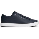 Tommy Hilfiger Lacivert Erkek Sneaker TH HI VULC CORE LOW LTH II ESS