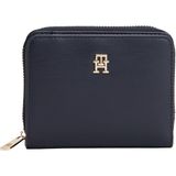 Tommy Hilfiger Lacivert Fermuarlı Cüzdan, Medium, AW0AW17742 DW6, Lacivert, Kadın, Mavi (Uzay Mavisi)