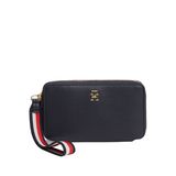 Tommy Hilfiger Lacivert Kadın Cüzdan TH LOGOTAPE COMPACT ZIP AROUND