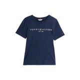 Tommy Hilfiger Lacivert T-Shirt, M, WW0WW40276-C1G, Dark Night Navy, Kadın