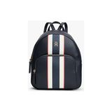 Tommy Hilfiger Latam Corporate Suni Deri Sırt Çantası - Gökyüzü Mavisi
