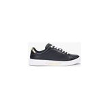 Tommy Hilfiger Leather Patent Kadın Platform Topuklu Sneaker - Siyah