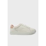 Tommy Hilfiger Logolu Deri Sneaker Ayakkabı Bayan Ayakkabı FW0FW08000 Tq6 - Krem - Pembe