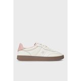 Tommy Hilfiger Logolu Deri Sneaker Ayakkabı Bayan Ayakkabı FW0FW08755 Tqn - Açık Pembe