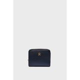 Tommy Hilfiger Logolu Fermuar ve Çıtçıt Düğmeli Cüzdan Bayan Cüzdan AW0AW17742 Dw6 - Lacivert