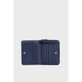 Tommy Hilfiger Logolu Fermuarlı Cüzdan Kadın Cüzdan AW0AW18759 0gy - Bej - Mavi