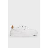Tommy Hilfiger Logolu Sneaker Kadın Ayakkabı FW0FW08076 Ybl - Beyaz