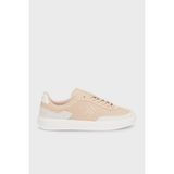 Tommy Hilfiger Logolu Süet Sneaker Ayakkabı Kadın Ayakkabı FW0FW08186 Try - 7F8-Pembe