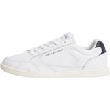 Tommy Hilfiger LOW PRO CUPSOLE PERF LEATHER Erkek Spor Ayakkabı White/Desert Sky 41