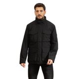 Tommy Hilfiger LW Packable Field Jacket Erkek Mont, Siyah, XL
