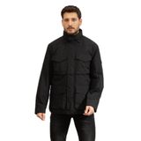 Tommy Hilfiger LW Packable Field Jacket Erkek Mont, Siyah, XS