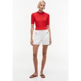 Tommy Hilfiger Lyocell Sılk C-Nk Ss Swtr Kadın Kırmızı Kazak - WW0WW51054 - XL