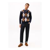 Tommy Hilfiger Mavi Erkek Kazak MW0MW42614DW5_ARGYLE Ls Rugby