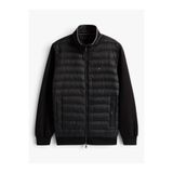 Tommy Hilfiger MIX MEDIA ESS RWB STAND COLLAR Erkek Siyah Sweatshirt - MW0MW41329