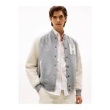 Tommy Hilfiger MIX MEDIA VARSITY BO, P01 Gri Erkek Ceket