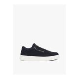 Tommy Hilfiger Modern Court Sneaker Nubuck Spor Ayakkabı, 36, FW0FW08462, Mavi, Kadın
