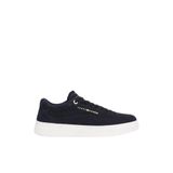 Tommy Hilfiger Modern Court Sneaker Nubuck Spor Ayakkabı, 38, FW0FW08462, Mavi, Kadın