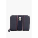 Tommy Hilfiger Monogram Kadın Lacivert Fermuarlı Cüzdan