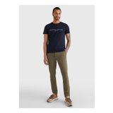 Tommy Hilfiger MW0MW11465403 Bisiklet Yaka Mavi Erkek T-shirt