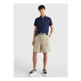 Tommy Hilfiger MW0MW17771DCC Mavi Polo Erkek T-shirt