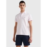 Tommy Hilfiger MW0MW17771TOG Polo Yaka Slim Fit Düz Pembe Erkek T-shirt