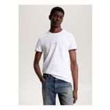 Tommy Hilfiger MW0MW32584YBR Bisiklet Yaka Beyaz Erkek T-Shirt