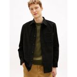 Tommy Hilfiger MW0MW40489 Corduroy Rlx Overshirt Erkek Gömlek - Siyah - XL