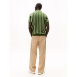 Tommy Hilfiger MW0MW41949 Knitted Vertical Stripe Ss Erkek Polo Tişört