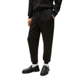 Tommy Hilfiger Normal Kalıp Beli ve Paçası Lastikli Pamuklu Eşofman Altı, M, MW0MW41357, Siyah, Erkek