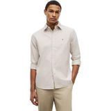Tommy Hilfiger Normal Kesim Heritage Oxford Beyaz Gömlek, M, MW0MW35774, Safari Canvas, Erkek