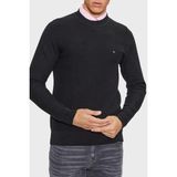 Tommy Hilfiger Organik Pamuklu Regular Fit Bisiklet Yaka Erkek Kazak MW0MW33131 Bds - Siyah