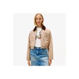 Tommy Hilfiger Padded Cropped Puffer Kadın Kahverengi Ceket