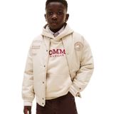 Tommy Hilfiger Padded Graphic Bomber Çocuk Bej Ceket