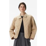 Tommy Hilfiger Padded Modern Quilted Kadın Haki Ceket - RBV-Haki