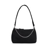Tommy Hilfiger Pamuk Omuz Çantası, Standart, AW0AW180831BZ, Black, Kadın
